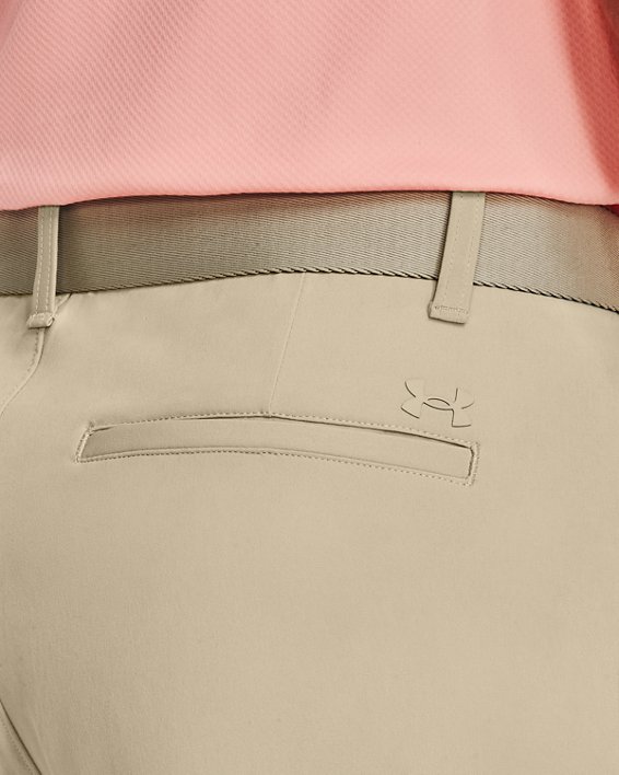 男士UA Golf短褲 in Brown image number 3